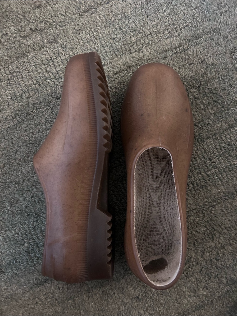 Plasticana Casual Slip-On Clog in Brown